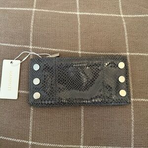 Hammitt Gray Snakeskin Style Wallet “110 North”